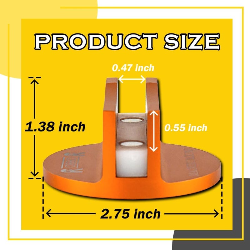 Robbor Pinch Weld Jack Pad, Heavy Duty Magnetic Aluminum Jacking Puck Adapter for Frame Rail, Fits Most Cars, Floor Jacks & Jack Stands - Image 3